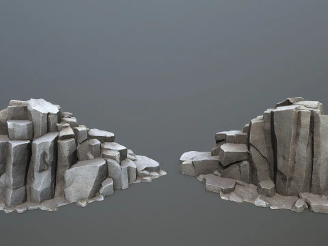 Sea rocks 3D Model