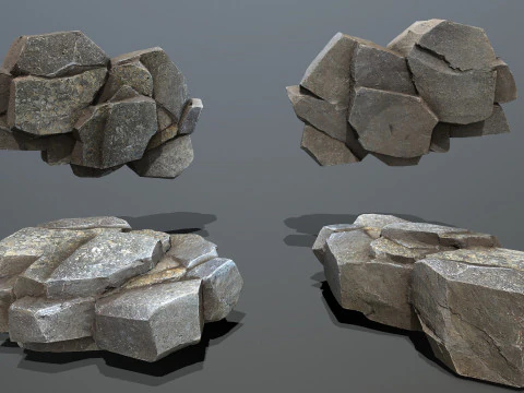 Sea rocks 3D Model