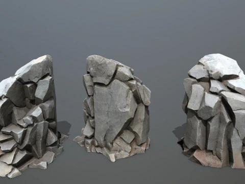 Sea rocks 3D Model
