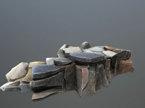 Sea rocks 3D Model