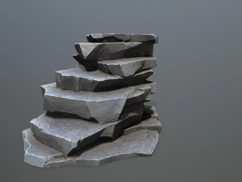 Sea rocks 3D Model