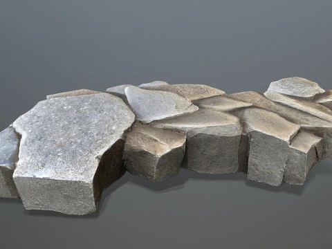 Sea rocks 3D Model