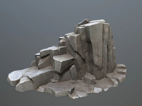 Sea rocks 3D Model