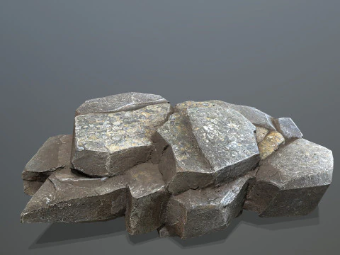 Sea rocks 3D Model