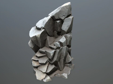 Sea rocks 3D Model