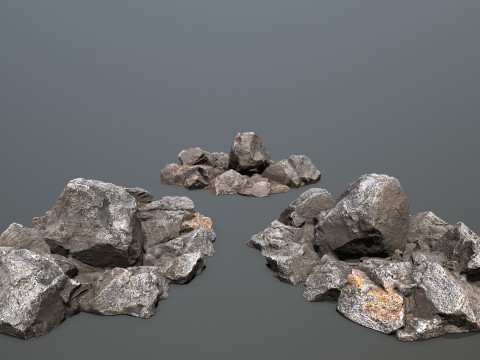 Volcanic rocks 3D Модель