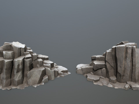 Volcanic rocks 3D Модель