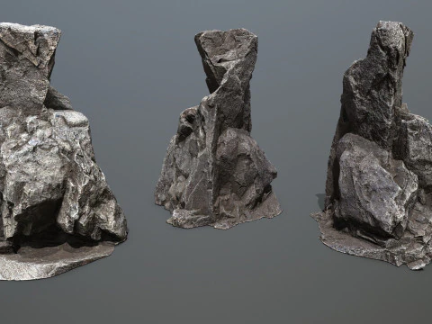 Volcanic rocks 3D Model