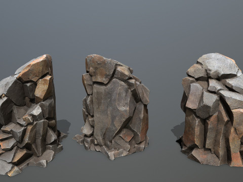 Volcanic rocks 3D Модель