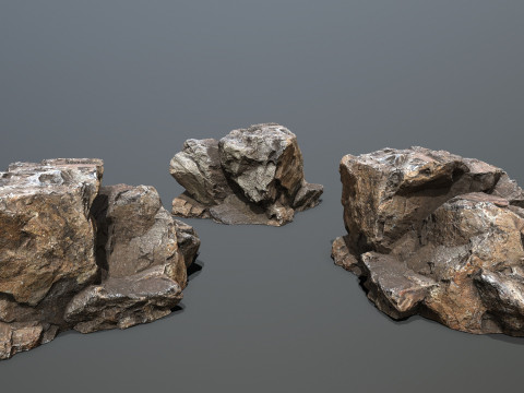 Volcanic rocks 3D Модель