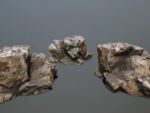 Volcanic rocks 3D Model
