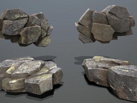 Volcanic rocks 3D Model