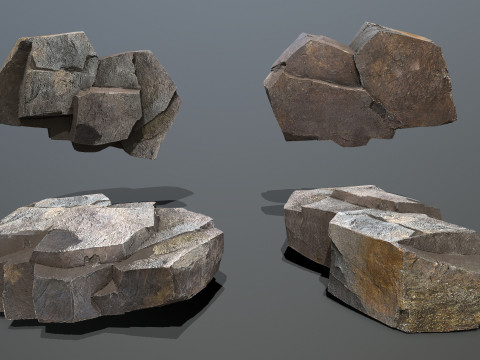 Volcanic rocks 3D Модель