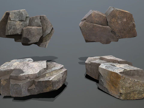 Volcanic rocks 3D Model