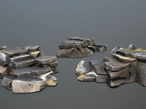 Volcanic rocks 3D Model