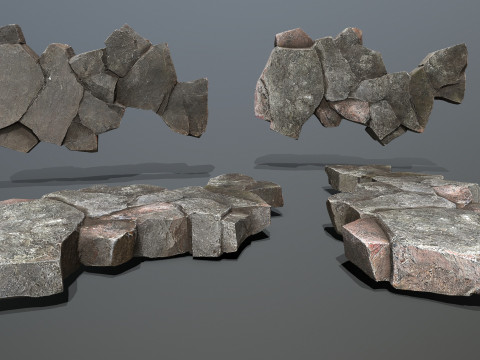Volcanic rocks 3D Модель