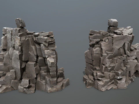 Volcanic rocks 3D Model