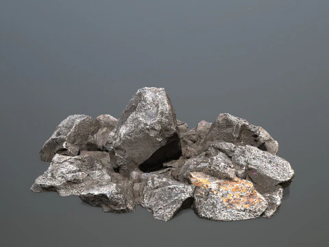 Volcanic rocks 3D Model