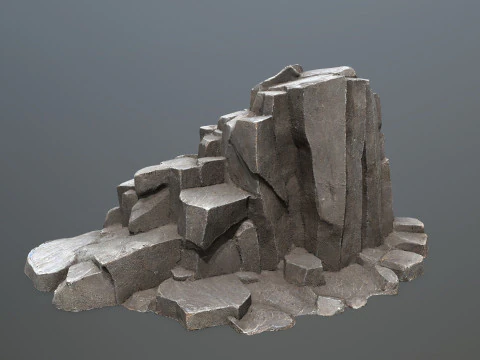 Volcanic rocks 3D Model