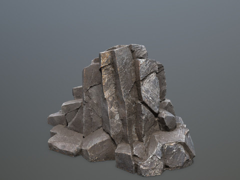 Volcanic rocks 3D Модель