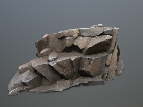 Volcanic rocks 3D Модель