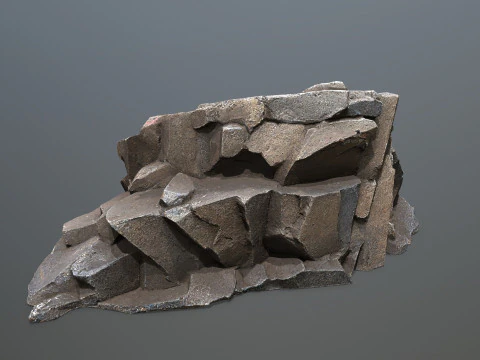 Volcanic rocks 3D Model
