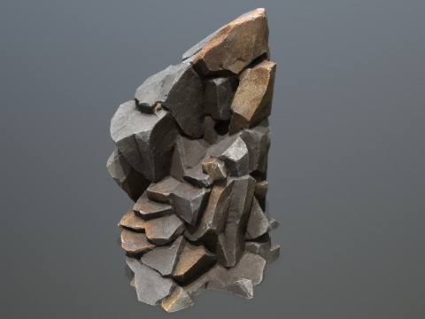 Volcanic rocks 3D Модель