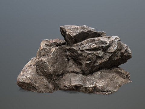 Volcanic rocks 3D Модель