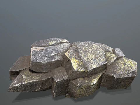 Volcanic rocks 3D Model