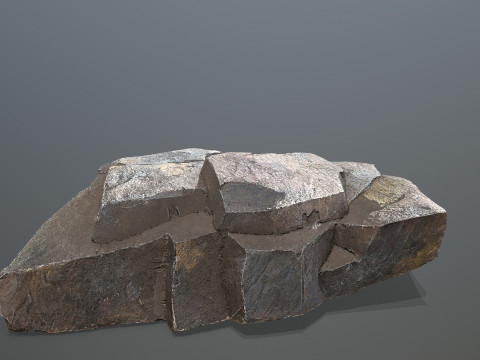 Volcanic rocks 3D Модель