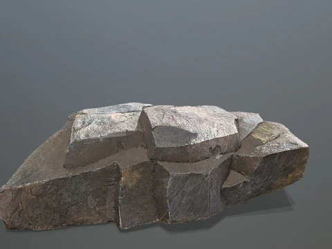 Volcanic rocks 3D Model