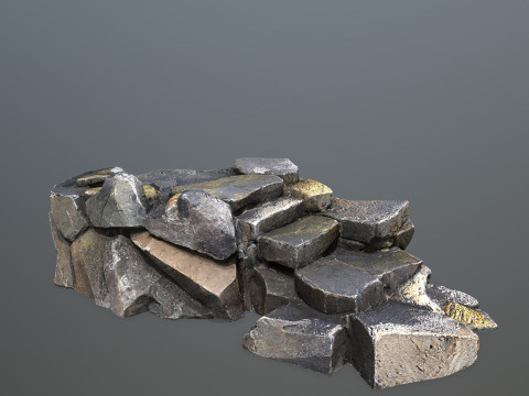 Volcanic rocks 3D Модель