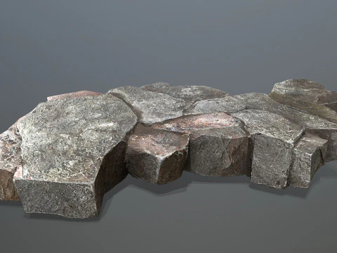 Volcanic rocks 3D Model