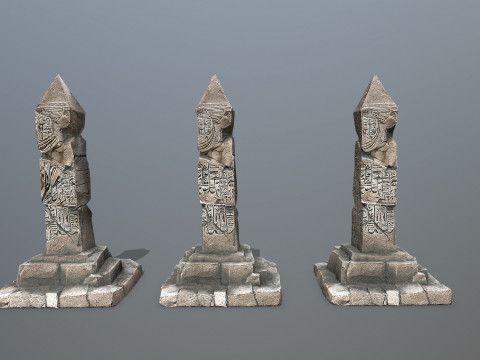 Pillar 3D 模型