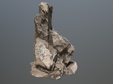 Egyptian rocks Set 3D Модель