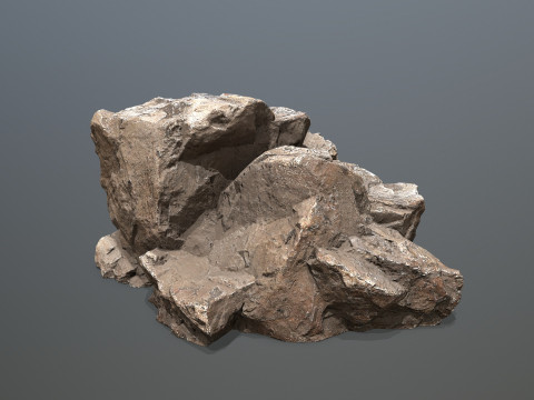 Egyptian rocks Set 3D Модель
