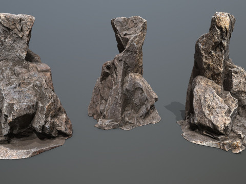 Desert rocks 3D Model
