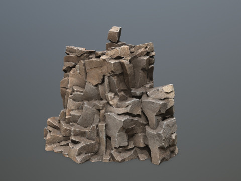 Desert rocks 3D Model