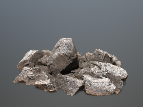 Desert rocks 3D Model
