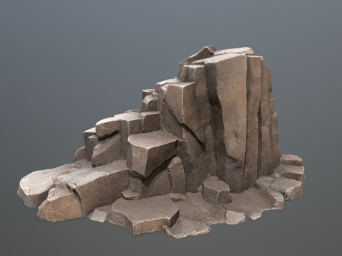 Desert rocks 3D Model