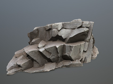 Desert rocks 3D Model