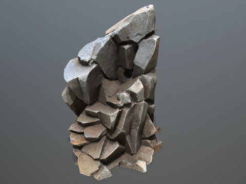 Desert rocks 3D Model
