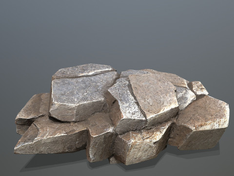 Desert rocks 3D Model