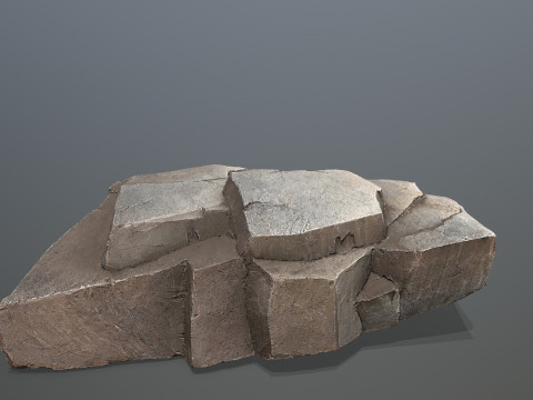 Desert rocks 3D Model