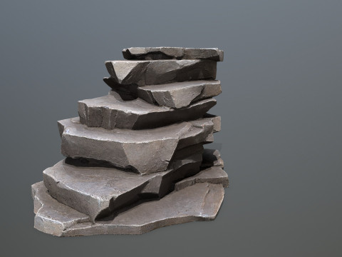 Desert rocks 3D Model