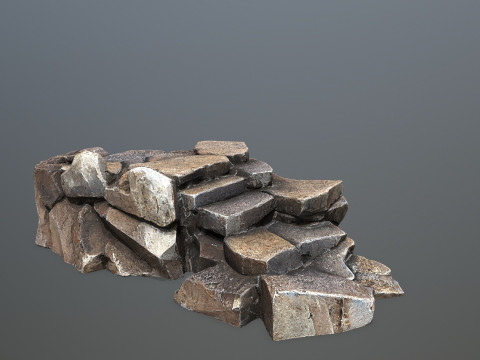 Desert rocks 3D Model