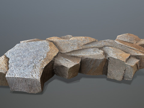 Desert rocks 3D Model