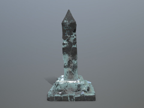 Ice pillar 3D मॉडल