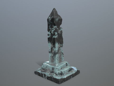 Ice pillar 3D मॉडल