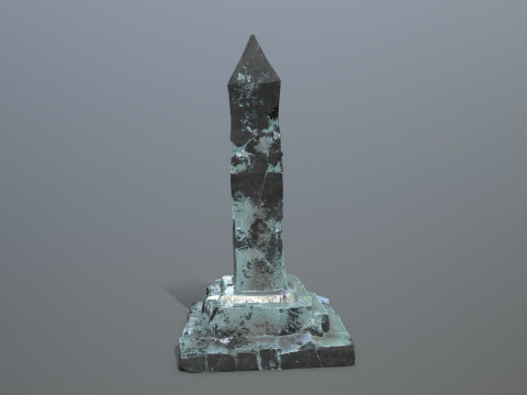 Ice pillar 3D मॉडल
